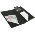 Bill cover Securit Trendy 23x13 cm Leather cover Black product photo