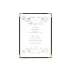 Menu Card holder Single Securit A4 shows 2 A4 pages set of 3 Clear product photo