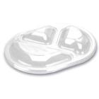 Lid 3-compartment 238x176 Oval High OPS Clear product photo
