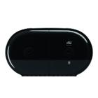 Toilet paper dispenser Tork SmartOne T9 Twin Plastic Black product photo