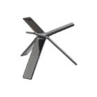 Buffet stand STAR 12 cm Rubber coated Metal Black product photo