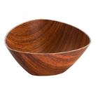 Bowl Retro 24x24x10.5 cm Triangle PS Brown product photo