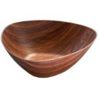 Bowl Retro 34x34x11 cm Triangle PS Brown product photo