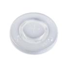 Plastl&aring;g &Oslash;90 mm Catersource Flad med kryds Transparent til Papb&aelig;ger PS Plast product photo