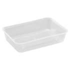 Bakke 500 ml 175x120x35 mm nudelbakke til microovn PP klar product photo