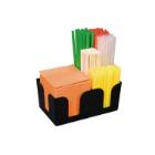 Bar caddy Plastic Black for Straws/Napkins product photo