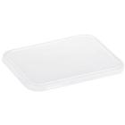 Plastl&aring;g 227x178 mm Bionedbrydelig PLA til bagasse bakker 227x178 mm Klar product photo