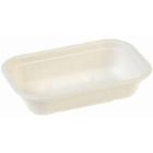 Tray 650 ml 205x130x56 mm Square bagasse biocoated Biodegradable product photo