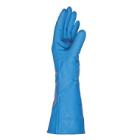 Handske Keep Safe str S med Velourisering Nitril Bl&aring; product photo