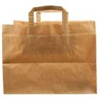 Carry bag Take Away 41 ltr 360x315x360 mm 110 gr with Hank Paper Brown product photo