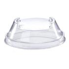 Plastic lid &Oslash;96 mm High Dome-shaped biodegradable PLA Ready for 30/40/50 cl &Oslash;96 product photo