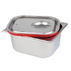 Lid 1/1 GN 53x32.5x3 cm Stainless steel/Silicone for Canteen 1/1 GN product photo
