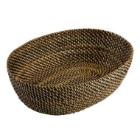 Bread basket Bastian 20x15x7 cm Oval Rivet Light/Dark product photo