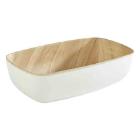 Sk&aring;l Frida 0.5 ltr 17.6x10.8x5.5 cm Melamin Hvid/Tr&aelig;look product photo