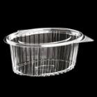 Plastb&aelig;ger Catersource 1000 ml 145x190x82 mm Oval H&aelig;ngslet l&aring;g RPET Klar product photo
