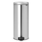 Pedal bin Brabantia Newlcon 30 ltr Fingerprintproof Steel/Plastic Matt steel product photo