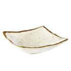 Bowl Stoneart 50 cl 19x19x6 cm Melamine White/Brown stone look product photo