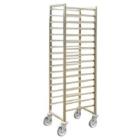 Stikvogn Enkel 16 stik 39x53x171cm med Svingstop Rustfri st&aring;l til 1/1 GN product photo
