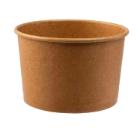 Cardboard cup Soup-To-Go 25 cl 8 oz &Oslash;96x60 mm Kraft/PE Brown product photo