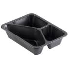 Bakke 3-rum Caterline 227x178x50 mm PP Sort product photo