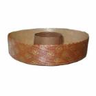 Cake tin &Oslash;192x4 mm Round with hole in the middle Brown/Gold Fluorine-free product photo