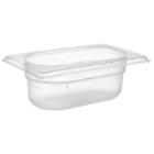Canteen 1/9 GN 0.6 ltr 17.6x10.8x6.5 cm Polypropylene Clear product photo