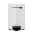 Pedalspand Brabantia Newlcon 3 ltr St&aring;l/Plast Hvid product photo