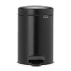 Pedal bin Brabantia Newlcon 3 ltr Matt black product photo