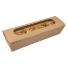 Bakke Baguette 254x60x62 mm med L&aring;g Karton Brun product photo