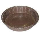 Cake tin &oslash;90/100x21 mm cardboard with brown PET product photo