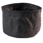 Br&oslash;dkurv &Oslash;17x11 cm Kraftg foldbar papirspose L&aelig;derlook Sort product photo