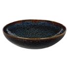 Plate Eccentric Petrol &Oslash;22 cm Deep Stoneware product photo
