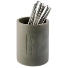 Bestikholder Element &Oslash;11x14 cm Beton Gr&aring; product photo