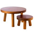 Buffet stand &Oslash;15x10 cm Wood product photo