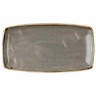 Serveringsfad Stonecast 35x18.5 cm Porcel&aelig;n Gr&aring; product photo