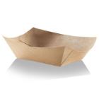 French Fries Tray L100xW60xH41mm Kraft/Cardboard/PLA Brown product photo
