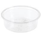 Dressing cup 60 ml &Oslash;76x25 mm Round Biodegradable PLA Clear product photo