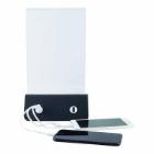 Powerbank Securit med 1 kabel til opladning med Plakat ramme Klar/Sort product photo