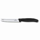 Tomato/Sausage knife Classic Victorinox Fibrox 11 cm Black product photo