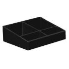 Bakke til Hotelv&aelig;relse Kaffe og Te 152x115x49 mm Melamin Sort product photo