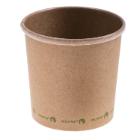 Cup Cardboard/CPLA Soup-To-Go 360 ml 12 oz &Oslash;90xH80 mm Biodegradable Brown product photo