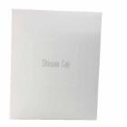 Bathing cap White in white box plastic Transparent product photo