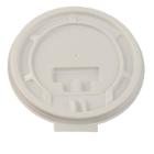 Plastl&aring;g &Oslash;80 mm Flad med Drikkeklap 80FDT til Termob&aelig;ger Hvid product photo