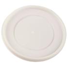 Plastic lid &Oslash;97 mm 8FL Flat for thermos cups White product photo
