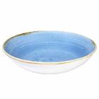 Tallerken Dyb Coupe Stonecast 113,6 cl &Oslash;24.8 cm Porcel&aelig;n Kornblomst bl&aring; product photo