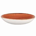 Sk&aring;l Coupe Stonecast 240 cl &Oslash;31x4.4 cm Porcel&aelig;n Orange product photo