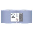 Aft&oslash;rringsrulle Industri Papernet 2-lag Perfo. &Oslash;27.5xB21.5cmxL360m Genbrug Bl&aring; product photo