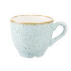 Kop Espresso Stonecast 10 cl &Oslash;6.5x H5.5cm. Porcel&aelig;n Lysebl&aring; product photo