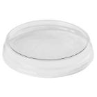 Plastic lid Deli pot &Oslash;116x16 mm Round Flat RPET Clear product photo