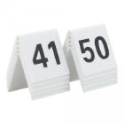 Bordskilt Securit nr 41-50 5x4x5 cm Akryl Hvid product photo